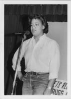 Kim Russaw Speaking at a SCLC Drug Rally, 1986