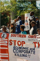 Joseph E. Lowery Speaking at AT&T Protest, circa 1993