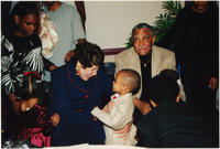 Joseph and Evelyn Lowery With Children, circa 2002