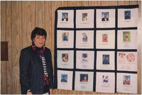 Evelyn G. Lowery With Memorial Quilt, circa 1994