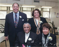 Joseph and Evelyn Lowery With Others, 2002