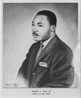 Portrait Drawing of Martin Luther King, Jr., 1968