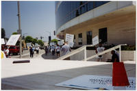 Protest at Beverly Hills, California Creative Artists Agency, circa 1999