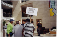Protest at Beverly Hills, California Creative Artists Agency, circa 1999