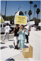 Protest at Beverly Hills, California Creative Artists Agency, circa 1999