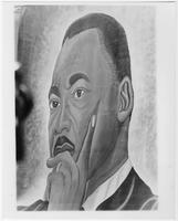 Martin Luther King Jr. Mural, circa 1970