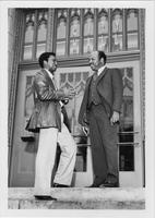 John Lewis With an Unidentified Man, circa 1983