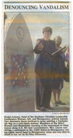 Civil Rights Heritage Tour: Vandalized Viola Liuzzo Memorial, circa 1997