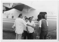 Joseph E. Lowery Arriving in Nicaragua, December 1983