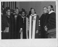 Joseph E. Lowery Receiving Honorary Degree at Morehouse College, May 18, 1986