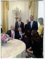 Joseph E. Lowery With Barack Obama, circa 2009