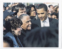 Joseph and Evelyn Lowery With Barack Obama, March 4, 2007