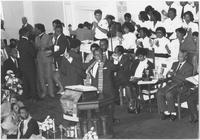 Joseph E. Lowery Speaking at a Welcome Event for Nelson Mandela, 1990
