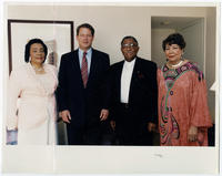 Joseph and Evelyn Lowery With Others, 1995