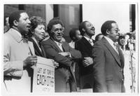 Joseph and Evelyn Lowery With Others, 1981