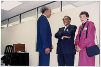 Joseph and Evelyn Lowery With Nelson Mandela, 1990