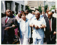 Joseph and Evelyn Lowery March With Others, circa 2008