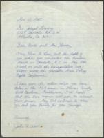 Correspondence from John F. Wall to Joseph and Evelyn Lowery, November 11, 1982