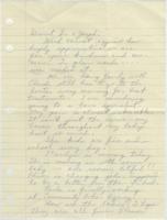 Correspondence from Geri Gibson to Joseph and Evelyn Lowery, circa 1970