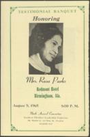 9th Annual SCLC Convention Testimonial Banquet Program, August 9, 1965