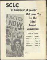 22nd Annual SCLC Convention Program, 1979