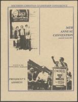 36th Annual SCLC Convention President's Address Program, August 25, 1993