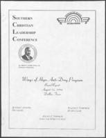 Wings of Hope Anti-Drug Program Board Report, August 16, 1994