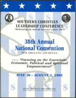 38th Annual SCLC Convention Souvenir Journal, 1995