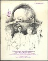 3rd Annual Drum Major for Justice Awards Dinner Program, April 4, 1982