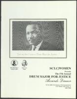 17th Annual Drum Major for Justice Awards Dinner Program, April 4, 1996