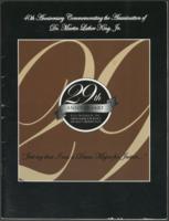 29th Annual Drum Major for Justice Awards Dinner Program, April 4, 2008