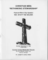 Central United Methodist Church Men's Day Program, November 21, 1982