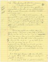 "The Theo-Sociology of the Black Person in America" Sermon/Speech, circa 1992