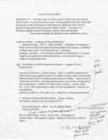 "Onward Christian Soldiers" Sermon/Speech Notes, circa 2003