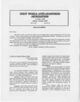 First World Anti-Apartheid Newsletter, March-April 1991