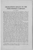 "Charleston's Legacy To The Poor People's Campaign", 1969