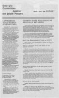 Georgia Committee Against the Death Penalty Report, March-April 1988