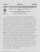 Testimony of Joseph E. Lowery on the Death Penalty, August 31, 1989