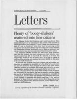 "Plenty of 'booty-shakers' matured into fine citizens", April 25, 1995