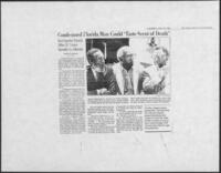 News Clipping and SCLC Statement Regarding the Death Penalty, 1989