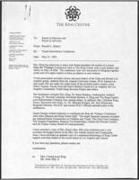 Records Regarding "Stop The Violence" Conference and Rodney King Verdict, 1992