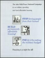 "The Jobs With Peace National Campaign" Brochure, 1988