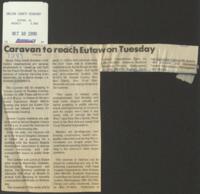 "Caravan to reach Eutaw on Tuesday", October 1990