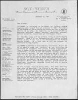 Correspondence Regarding the SCLC/W.O.M.E.N. Enrichment for Children Program, September 17, 1981