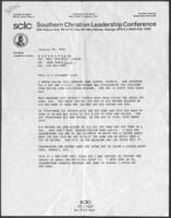 Correspondence to Evelyn G. Lowery from Dana Swan, January 28, 1994