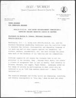 News Release on the Campaign Against Negative Rap Lyrics, 1994