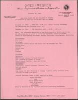 SCLC/W.O.M.E.N. Memo Regarding a Christmas Party for the Children of Atlanta, November 30, 1983