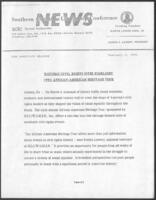 News Release on SCLC/W.O.M.E.N. 1993 African-American Heritage Tour, February 4, 1993
