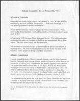 Cascade United Methodist Church Aid to Princeville, North Carolina, 1999