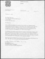Correspondence Regarding the Kansas City Site - SCLC/W.O.M.E.N. National AIDS Project, October 1993